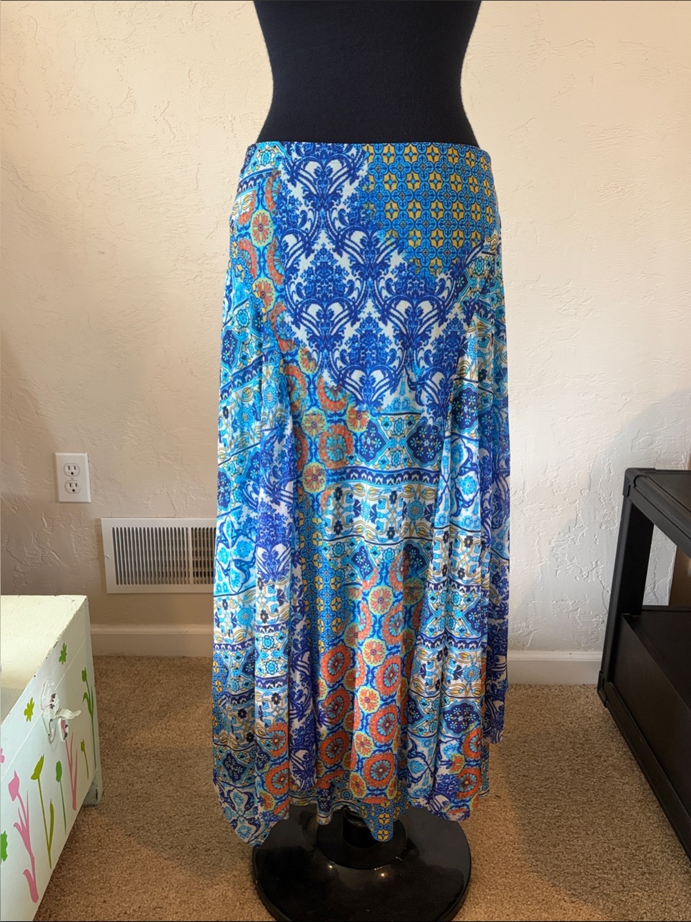 Chico's BoHo  Maxi Skirt Size 1